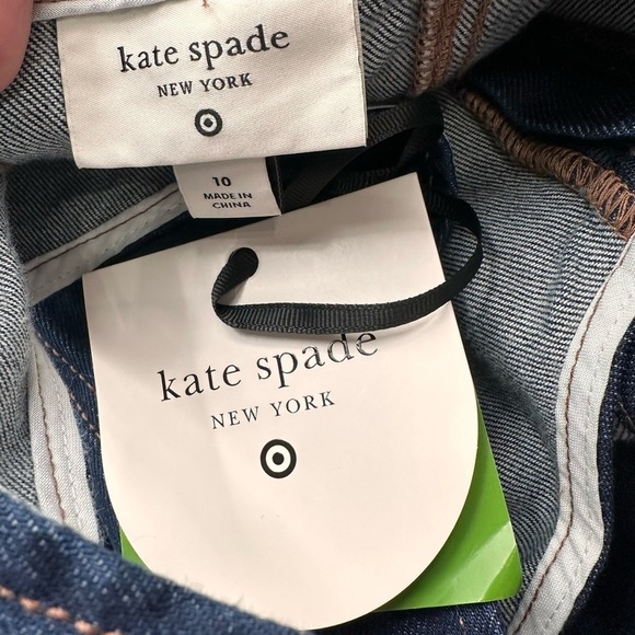Kate Spade X Target Denim Seamed Mini Dress 10 NEW - Picture 3 of 6
